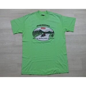 Vintage 90s Ohio Gold Wing Road Riders T-shirt (L) GWRRA Buckeye Rally 1993‎